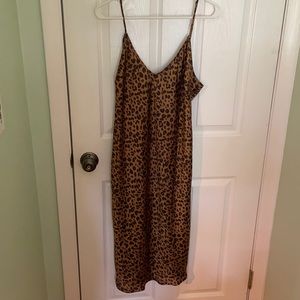Cheetah print dress